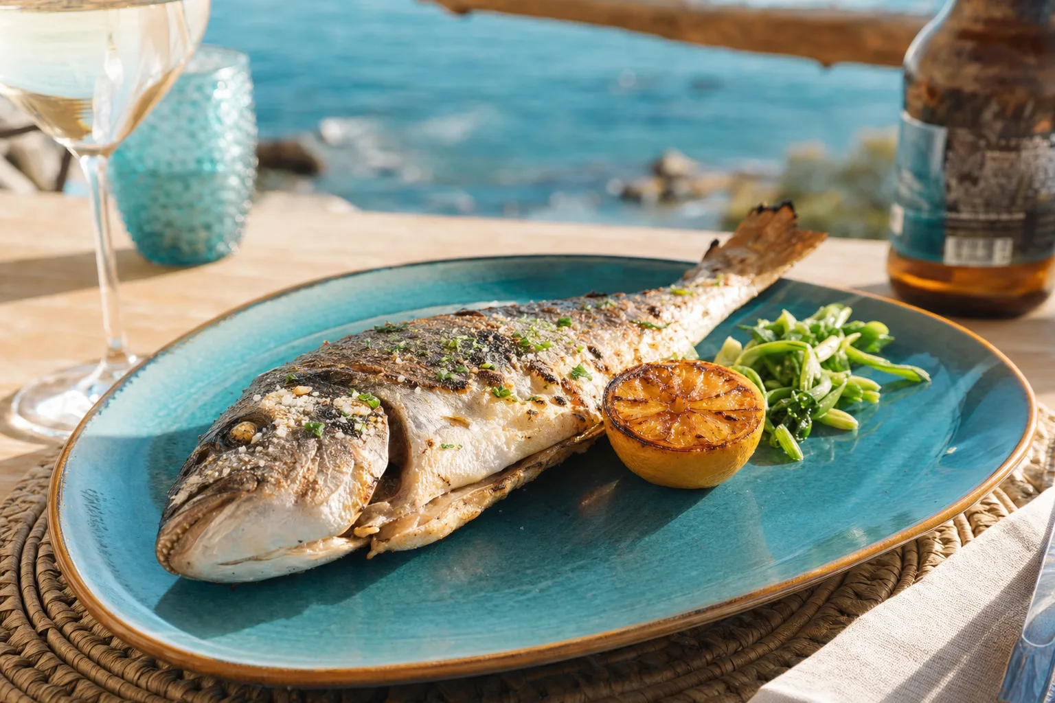 Gegrillter Fisch