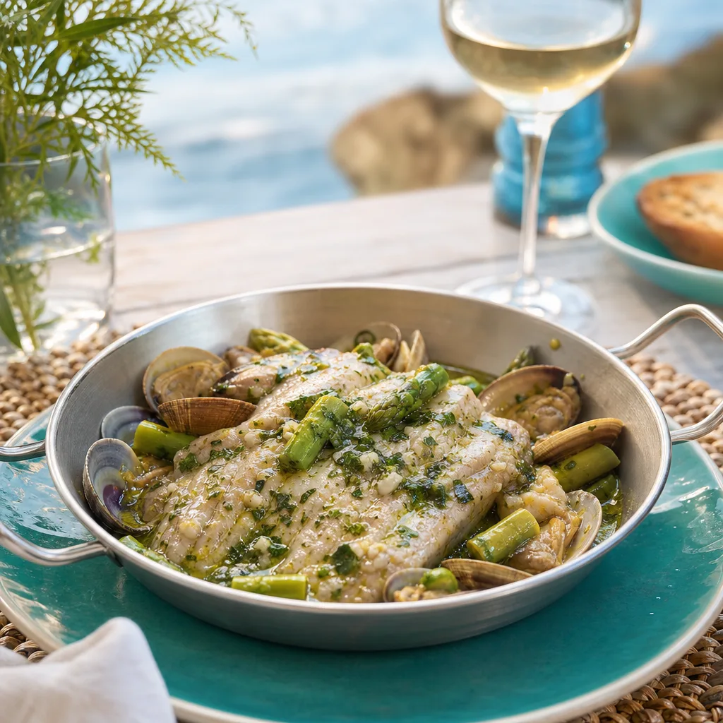 Cervello di merluzzo in salsa verde