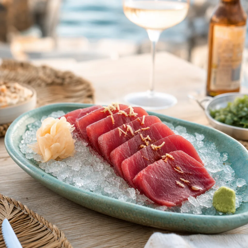 Sashimi di tonno rosso