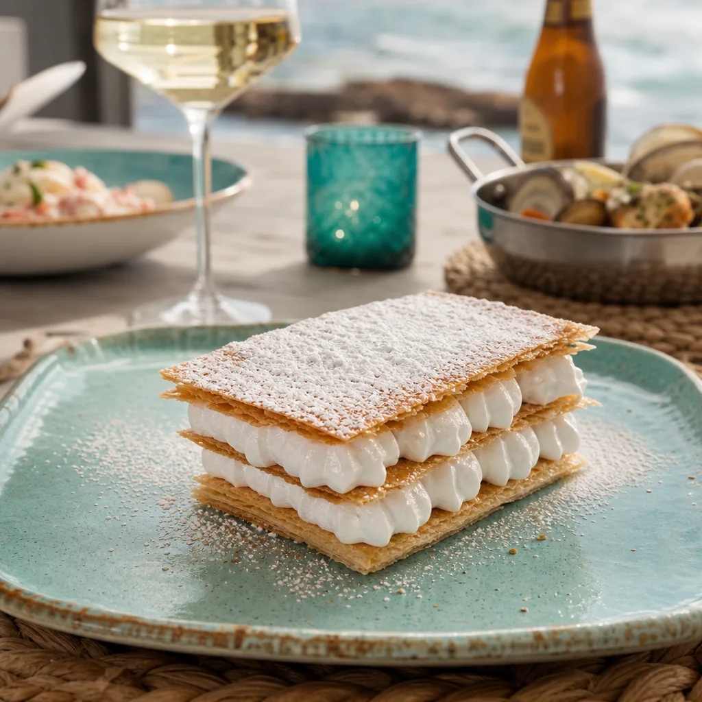 Millefeuille mit Baiser