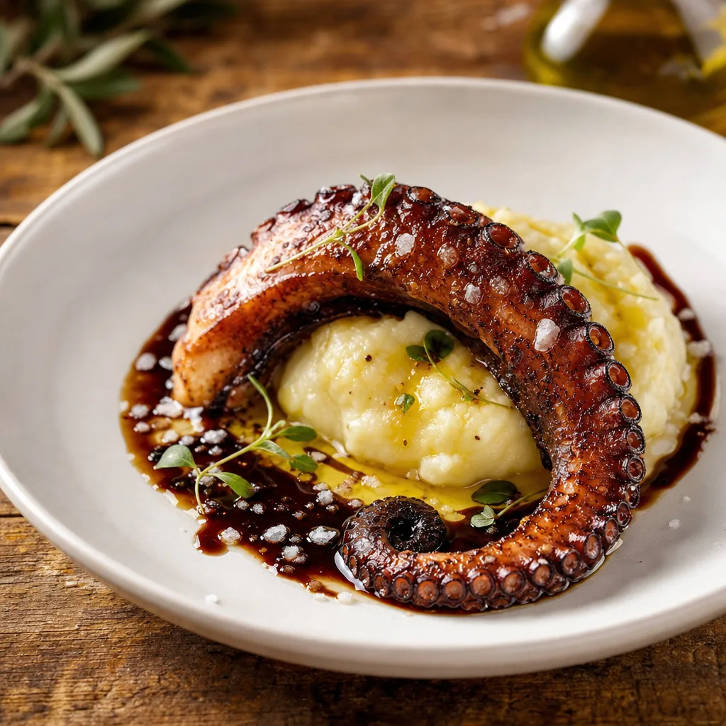 Gegrilltes Oktopusfilet