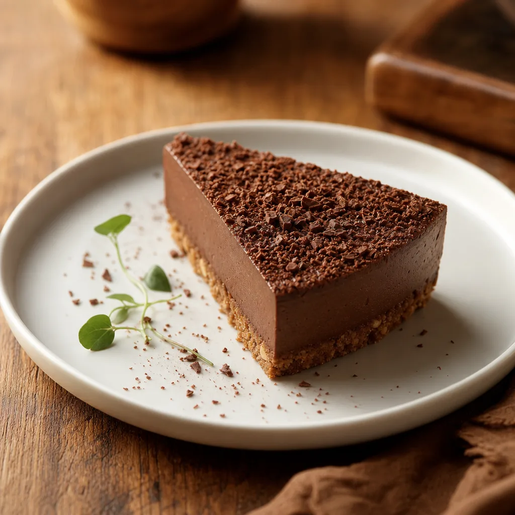 Schokoladenkuchen mit Keksen