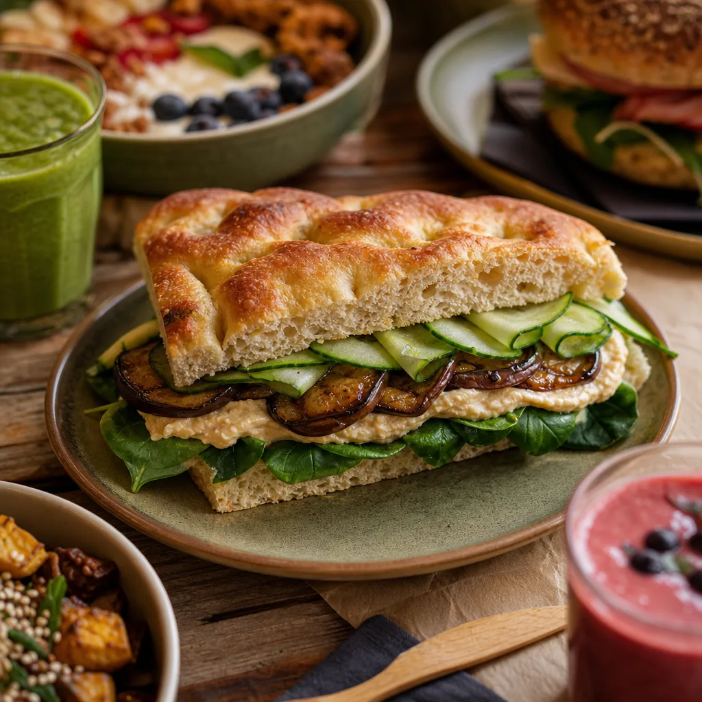 Focaccia de Hummus