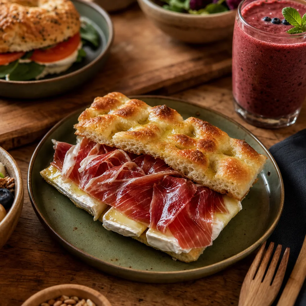 Iberian Ham Focaccia