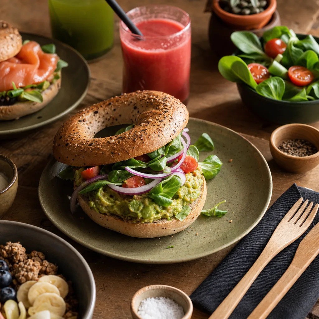 Bagel de Guacamole