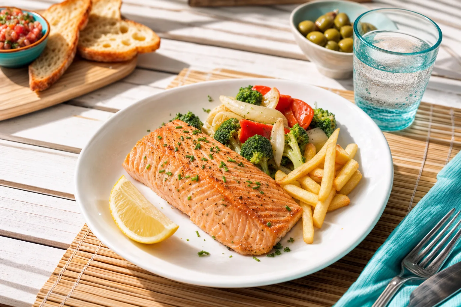 Fleisch und Fisch