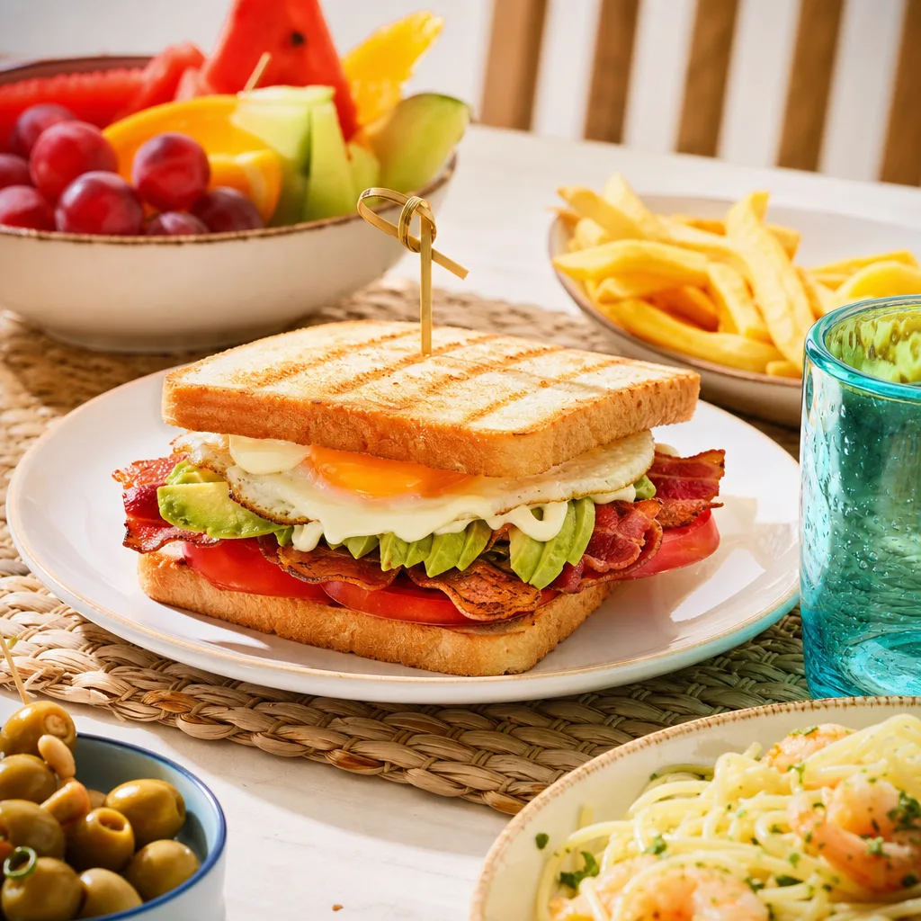 Bacon, pomodoro, uovo, avocado, maionese