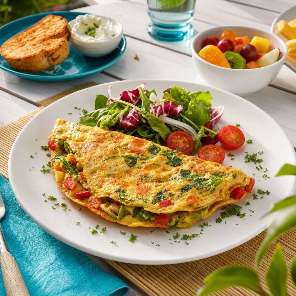 Omelette vegetale