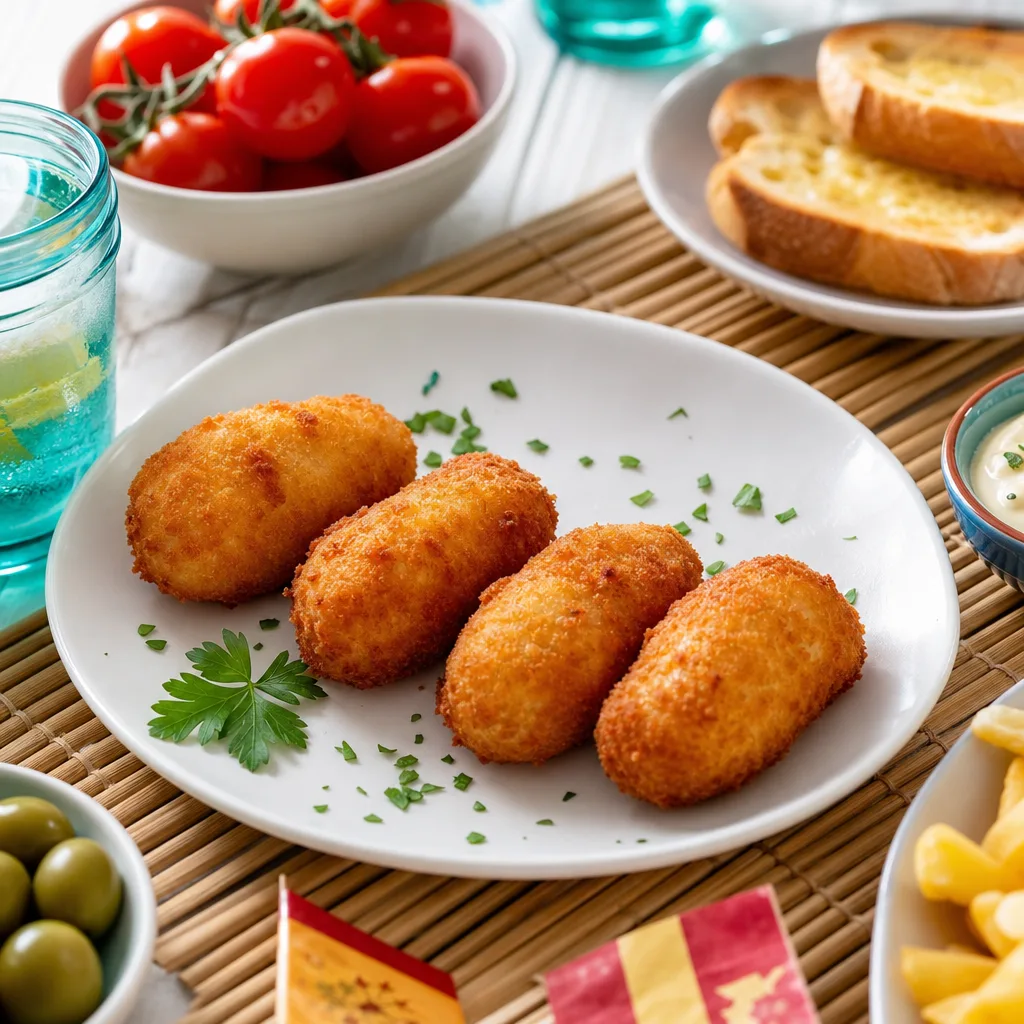Croquetas caseras de pollo (4und)