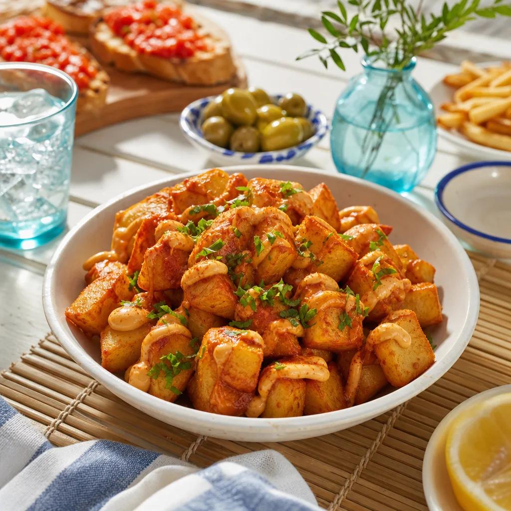 Patatas bravas estilo cajun