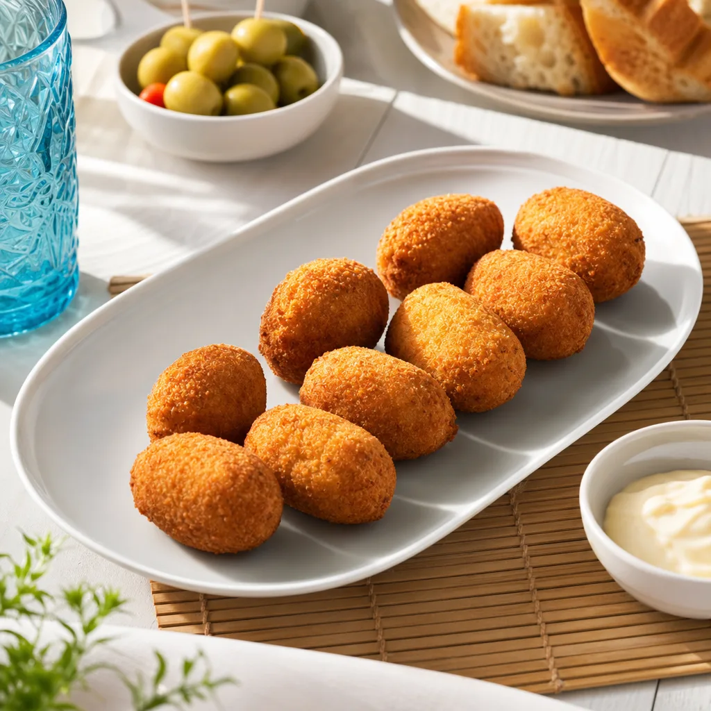 Croquetas caseras de pollo ración (8und)